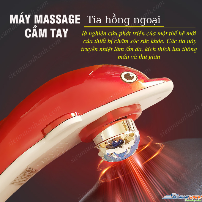 Máy massage cầm tay cá heo Dolphin